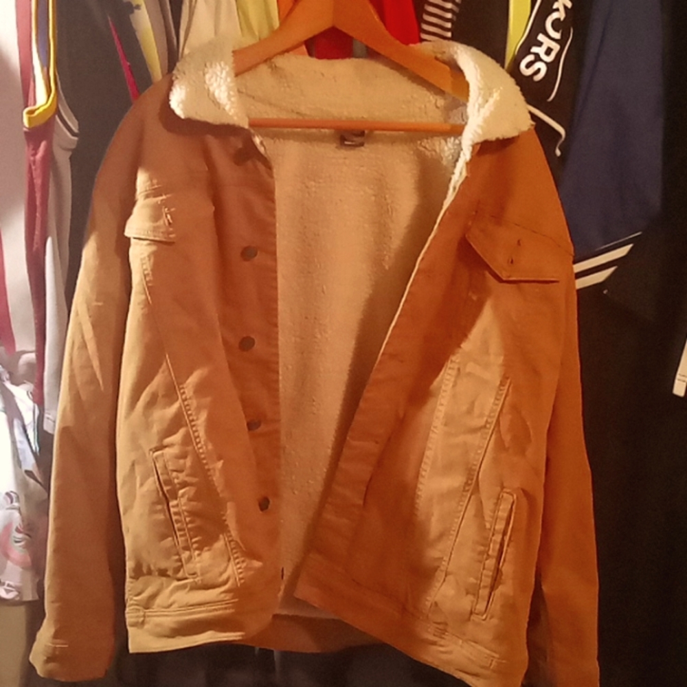 Sherpa lined jacket